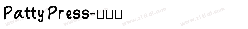 Patty Press字体转换